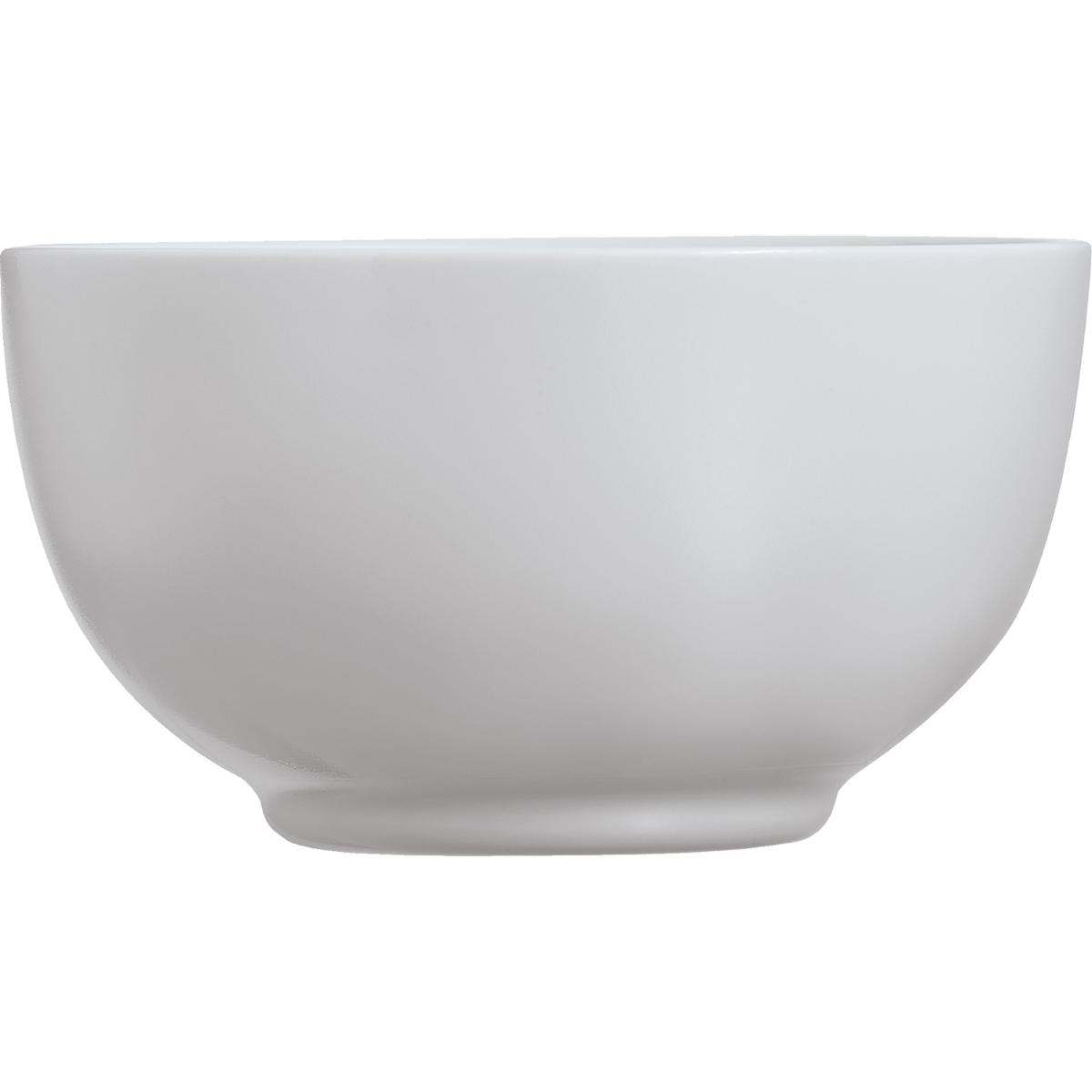 LUMINARC DIWALI GRANIT Bol Opal 14,5CM Gris Brillo Fabricado en Francia Vidrio templado extra resistente