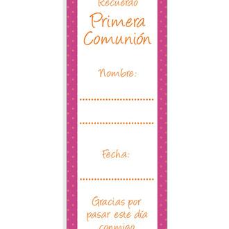 ARGUVAL  MARCAPAGINAS BLISTER 25 COMUNION MARIPOSA COMUNION
