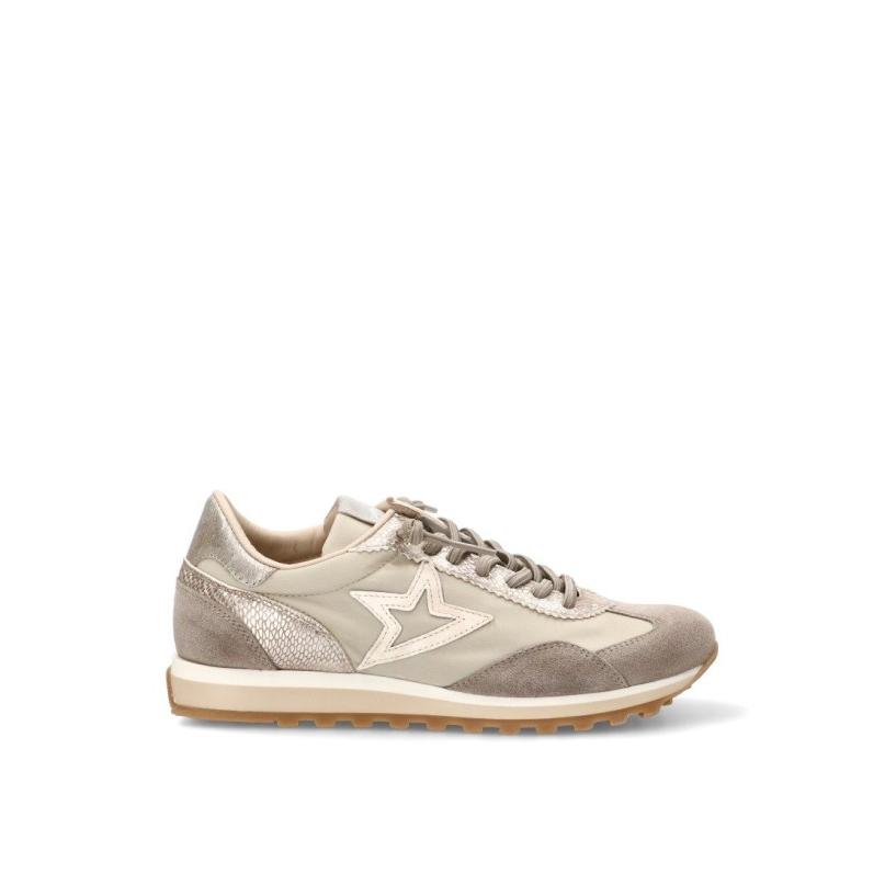 Zapatillas Casual Cetti - Mujer - Suela Plana - Modelo C-1259 - Color Taupe