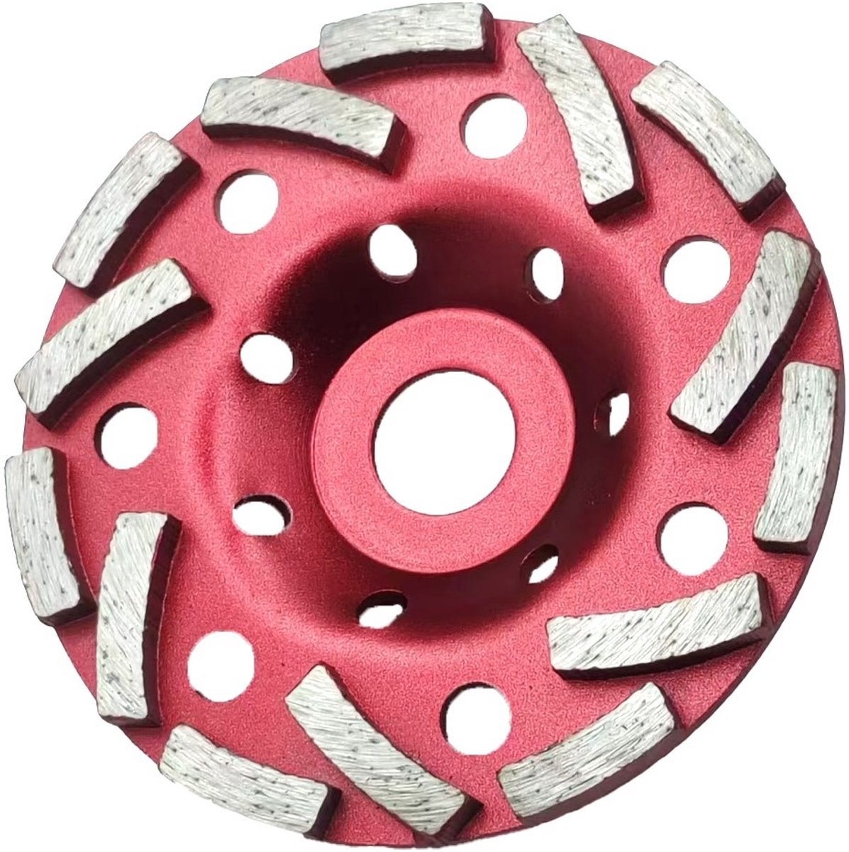 Meule boisseau diamantée de 125 mm, meule boisseau diamantée de forme spéciale, meule pour béton