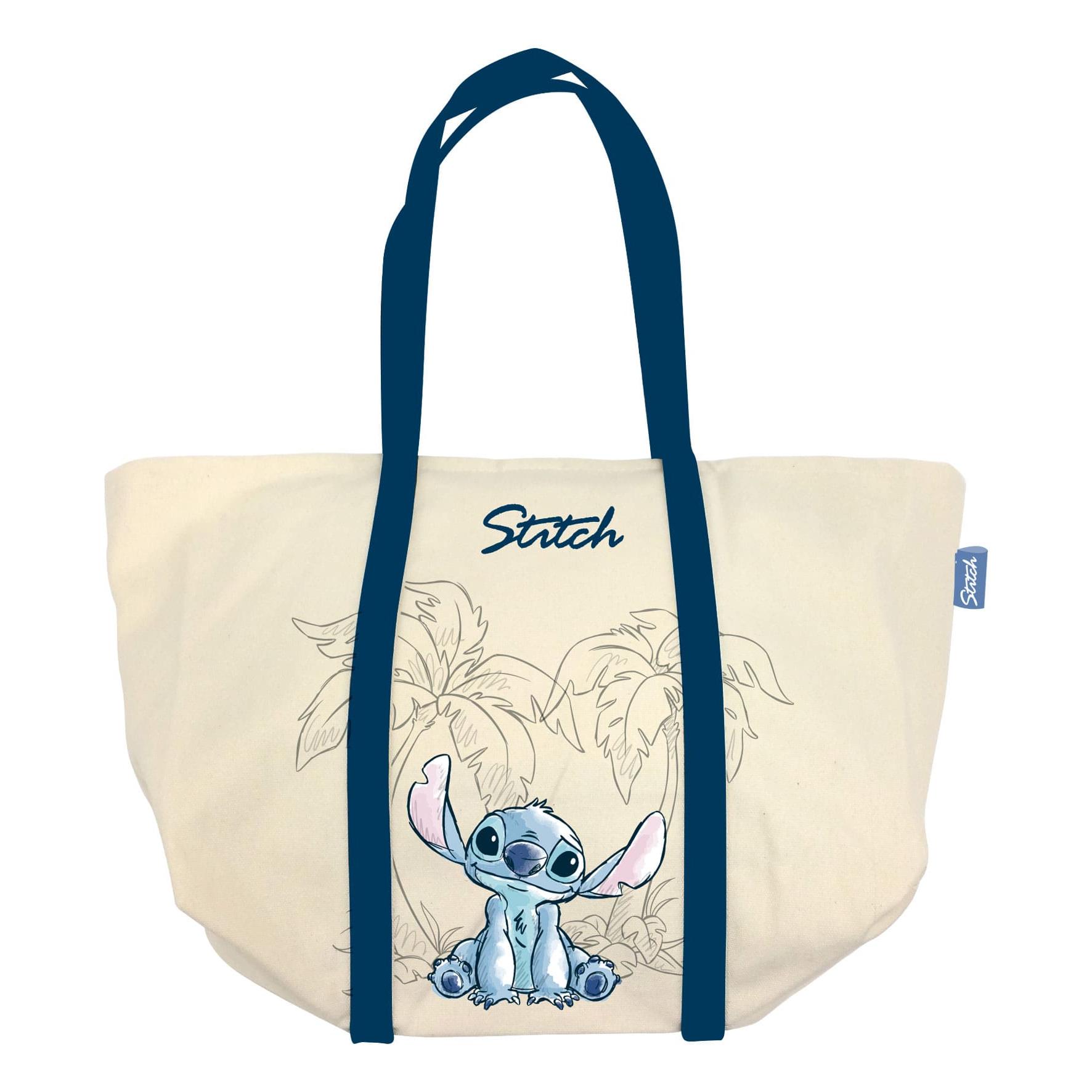 Bolso Loneta Algodon Tipo Shopping De 35X31X20Cm De Lilo & Stitch