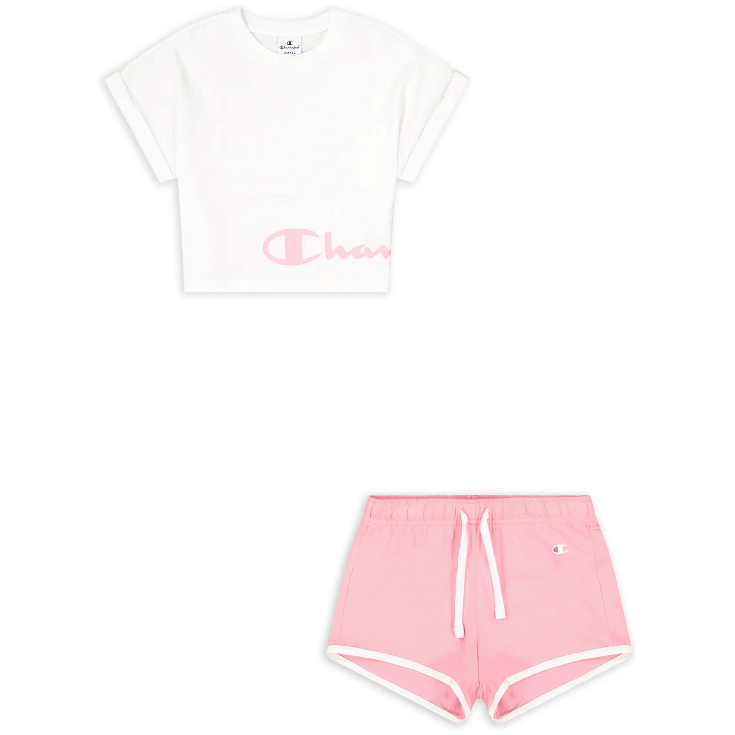 Conjunto Champion  para niñas en color rosa
