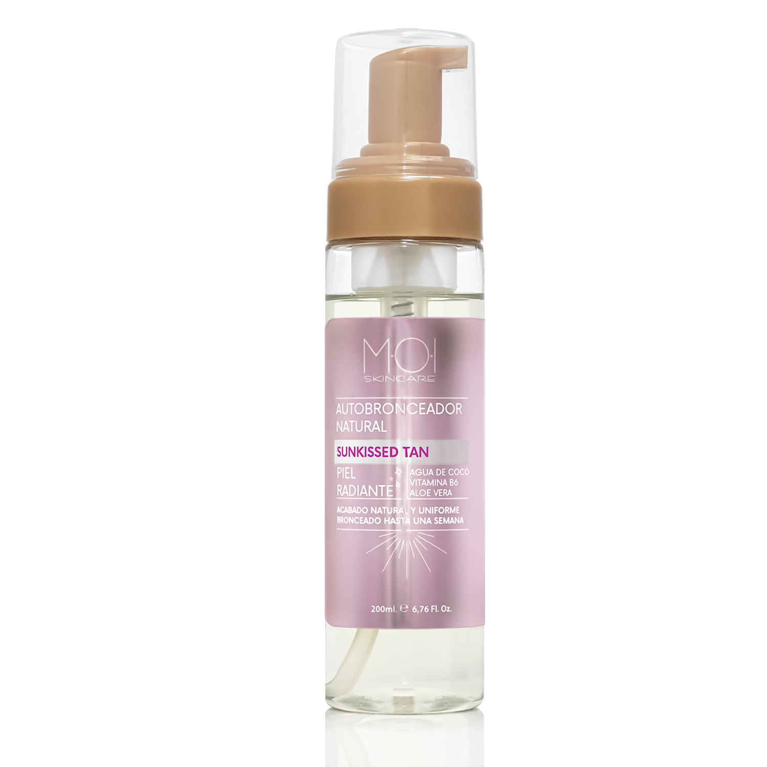Sesiomworld Autobronceador en Mousse con Agua de Coco y Vitamina B3 para un Bronceado Natural y Duradero