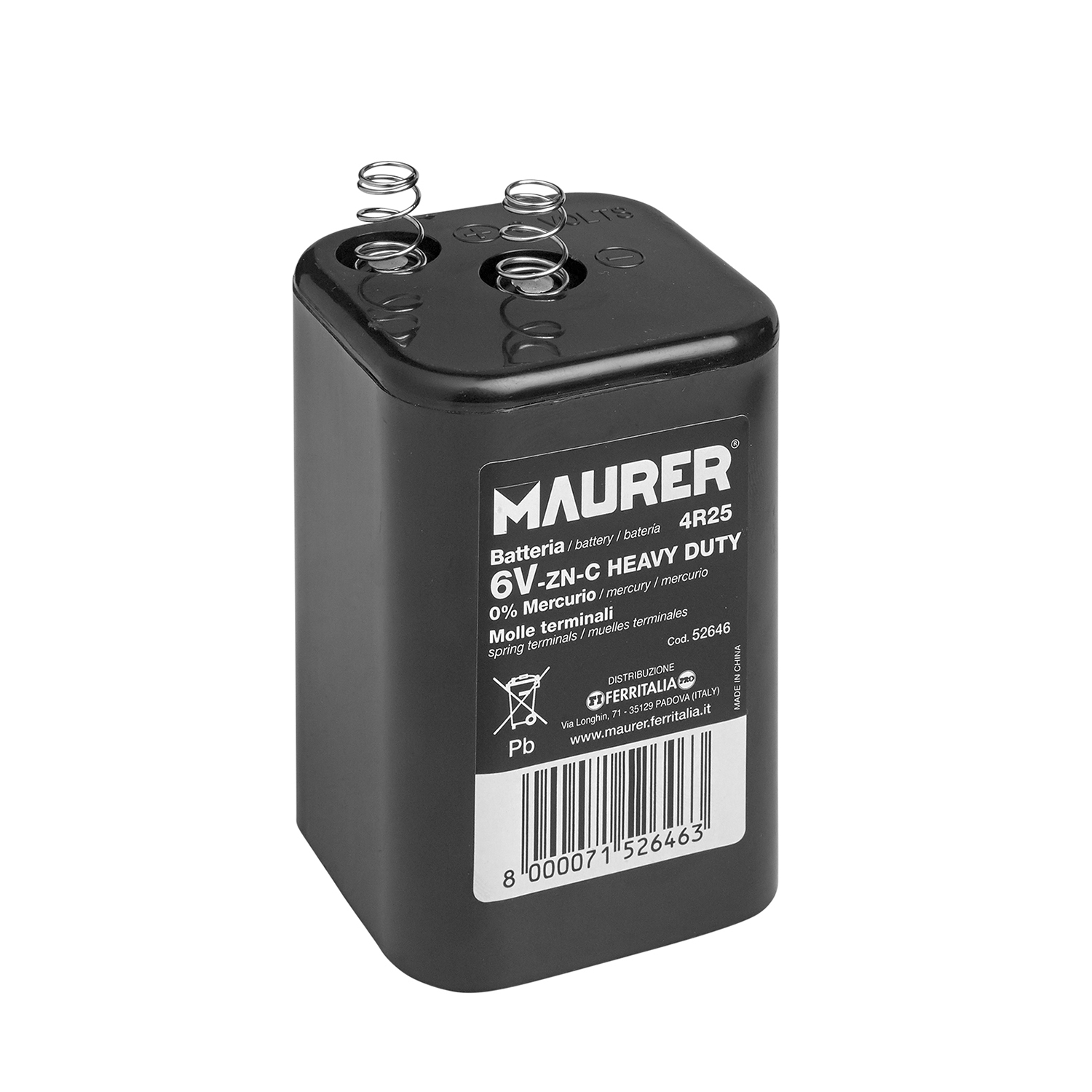 SANCO STORE - MAURER Bateria Para Baliza 6 V.