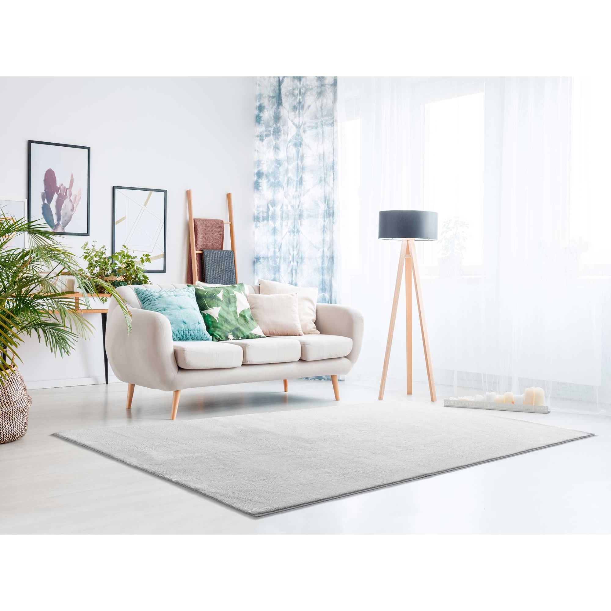 ATTICGO Alfombra de Interior Lavable en Varios Colores - Loft Liso | 60X120, 80X150, 120X170, 140X200, 160X230, 200X290 cm