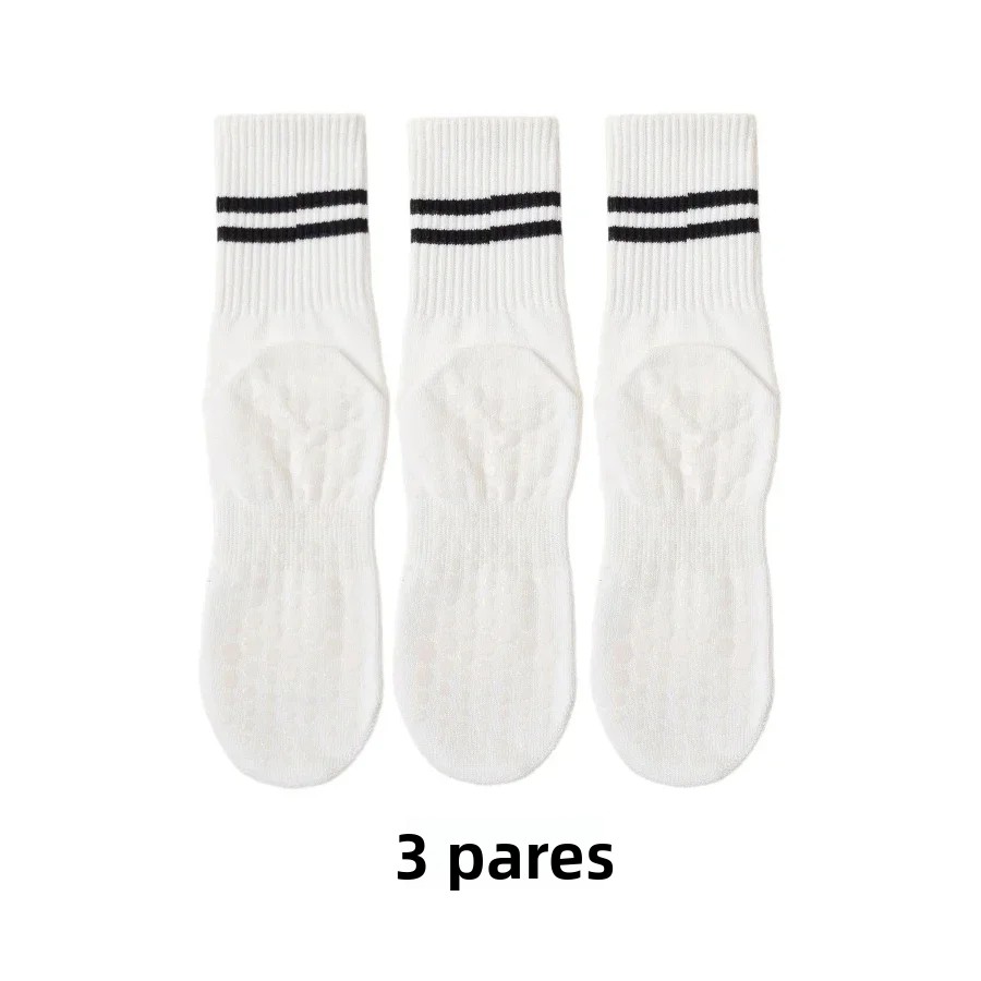 TK 3 Pares De Calcetines Antideslizantes Para Yoga Y Pilates Para Mujer Calcetines De Ejercicio Barre Lindos Y Antideslizantes