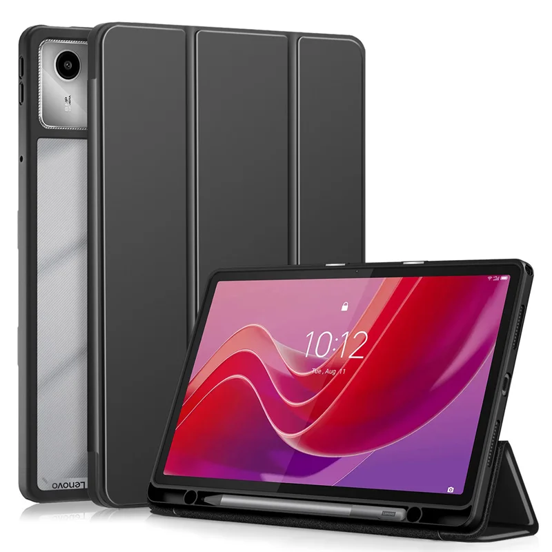 TK Funda Para Tableta Lenovo Tab M11 Con Soporte Para Lápiz Material Acrílico TPU Cubierta Trasera Protectora Antichoque Resistente Al Desplome Y Polvo Para XiaoxinPad 2024 11 Pulgadas