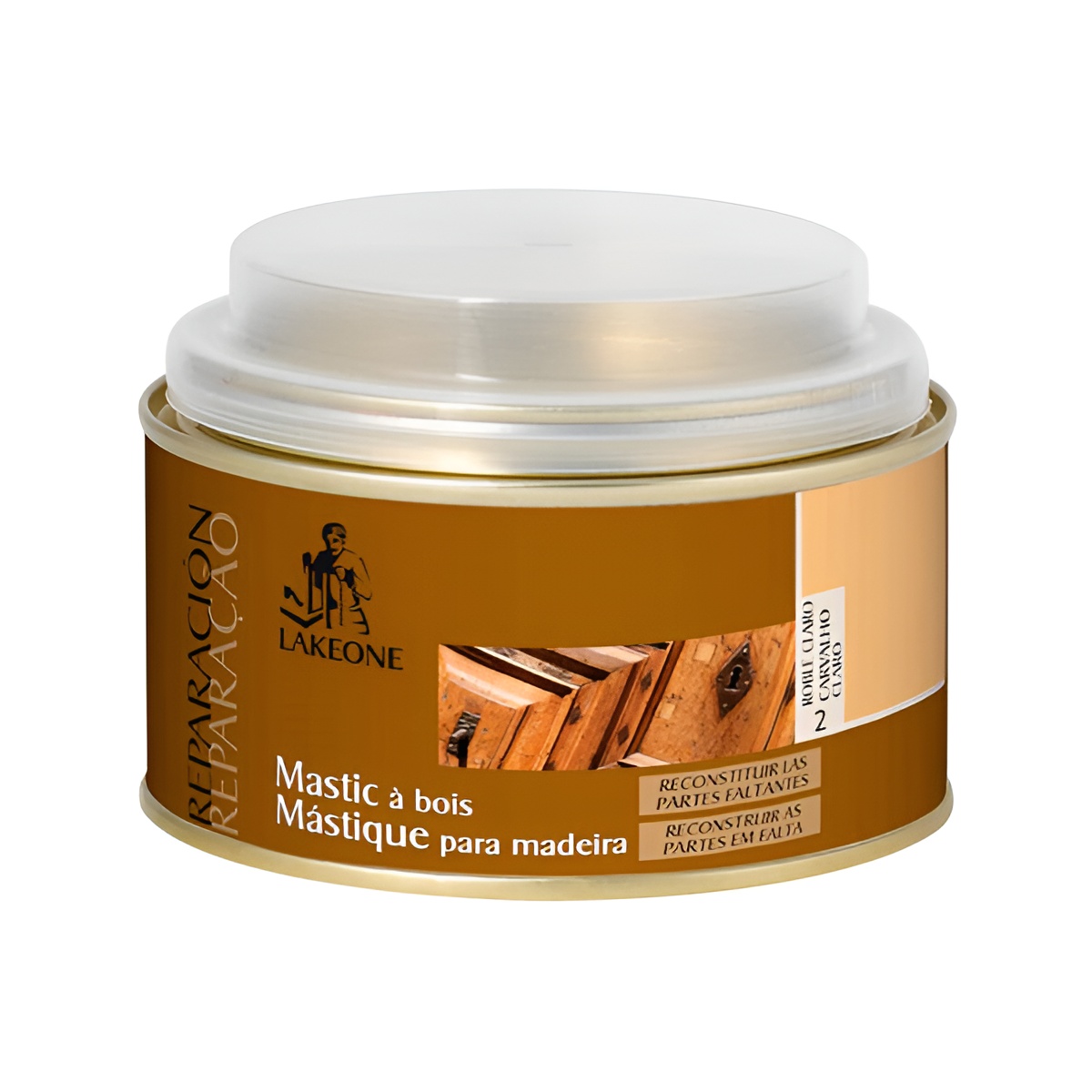 Lakeone - Masa de Madera para Reparaciones de Agujeros y Grietas 200gr