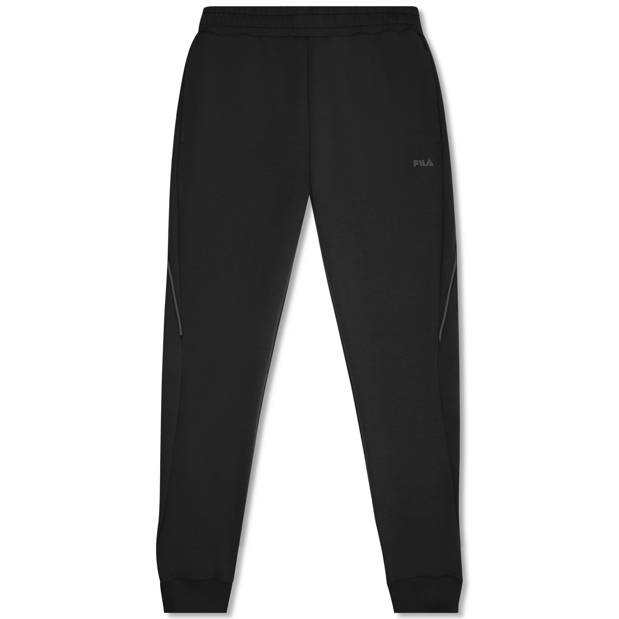 FILA | Pantalones Hombre, Modelo Rivoli Slim Sweatpants, Pantalón Deportivo de Corte Slim en Mezcla de Algodón, Poliéster y Elastano con Cordón y Bolsillos