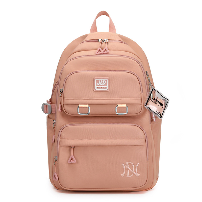 Mochila para laptop con gran capacidad, soporte ergonómico, ligera, duradera, para viajes, estética, casual, mochila, Rosado, Mochilas de día, mochilas de viaje
