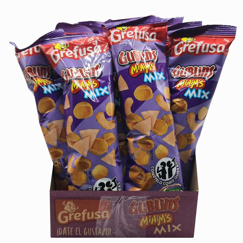 Gublins Mix Minims Caja de 32 unidades de 25 gramos de Grefusa
