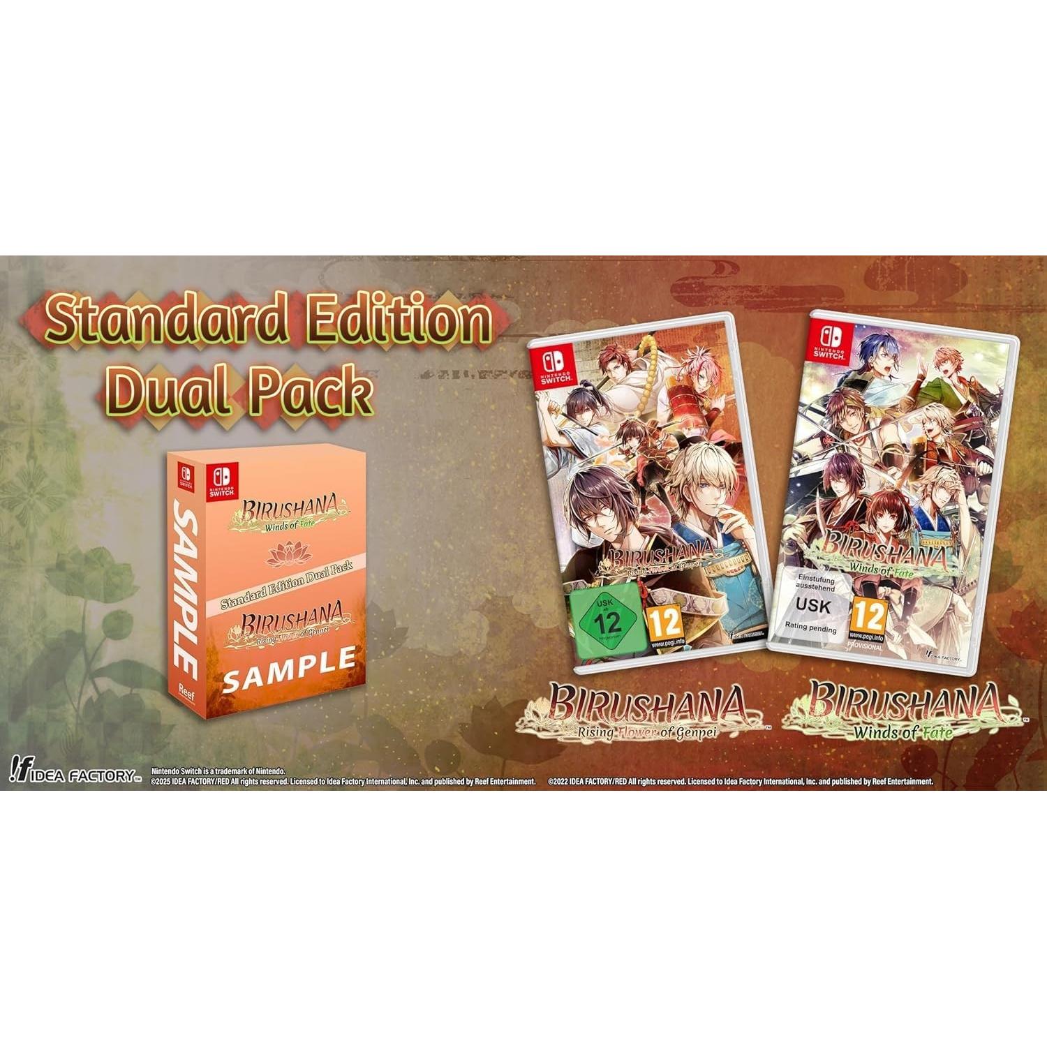 BIRUSHANA: RISING FLOWER OF GENPEI & WINDS OF FATE – DOUBLE PACK Juego para Consola Nintendo Switch PAL ES