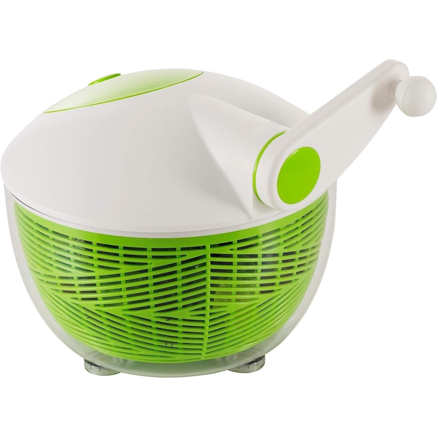 Ibili CENTRIFUGADORA Essential 26 CM, Stainless Steel, White/Green, 26 x 26 x 5 cm