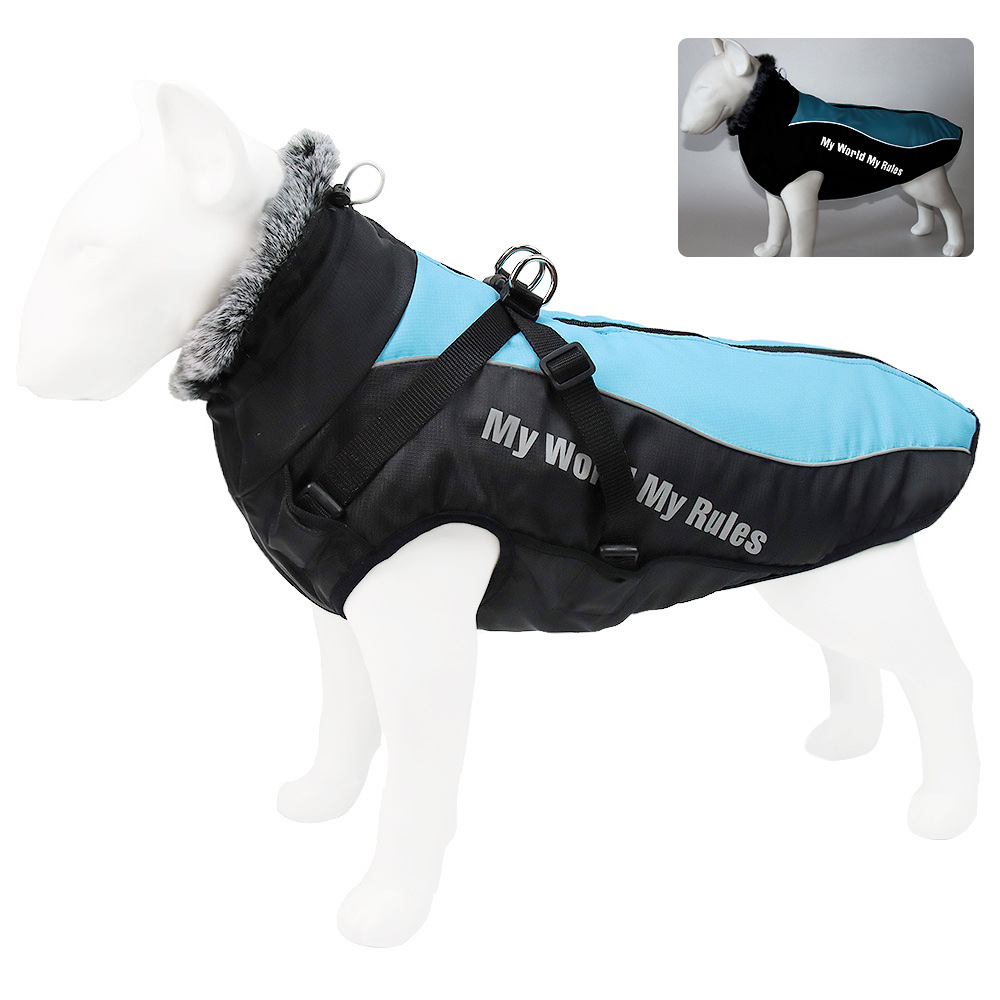 Nuevos Modelos de Ropa Abrigada para Perros con Reflectante: Abrigos Acolchados de Invierno para Mascotas y Ropa para Perros Grandes