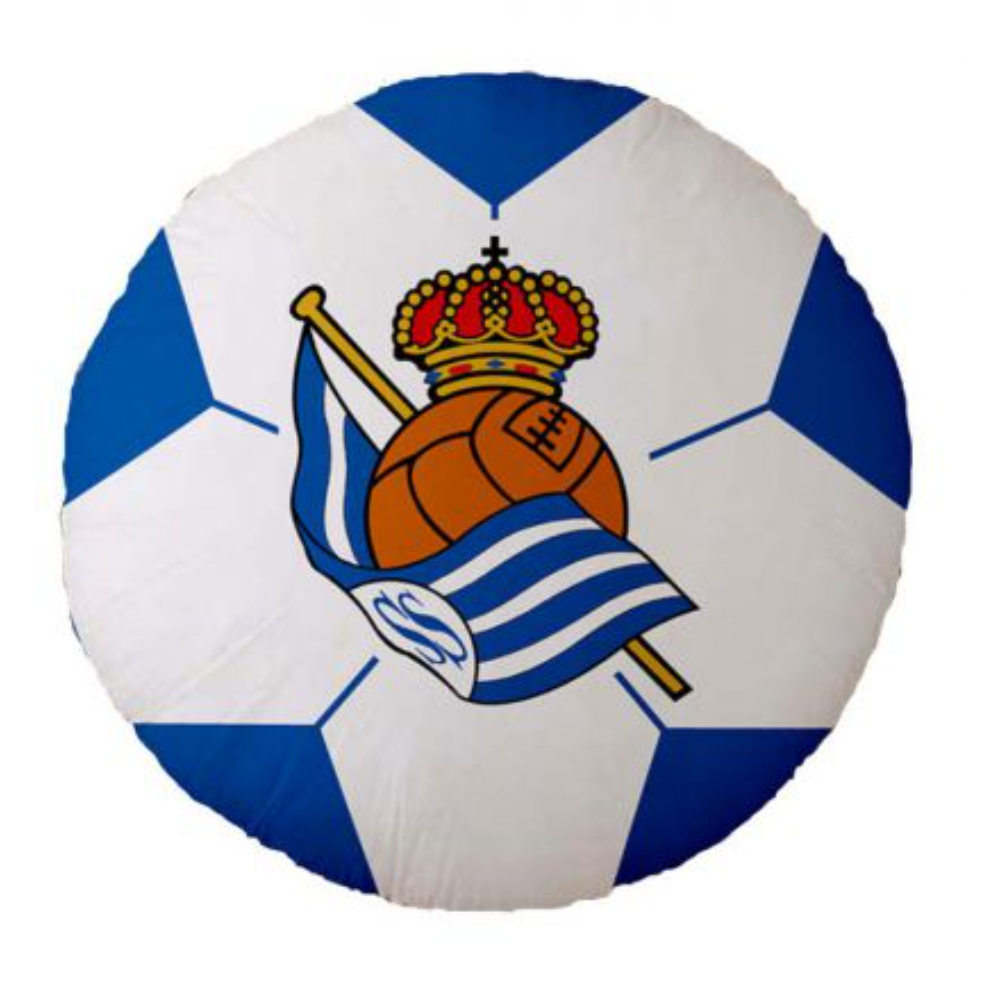 Real Sociedad Asditex Cojín Balón Terciopelo 86548