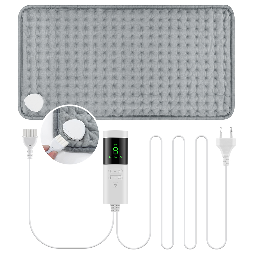 Almohadilla De Calor Eléctrico Para Espalda Y Abdomen Alivio De Dolor Menstrual 9 Niveles De Calentamiento 4 Niveles De Tiempo Lavable Sillín De Masaje Suave
