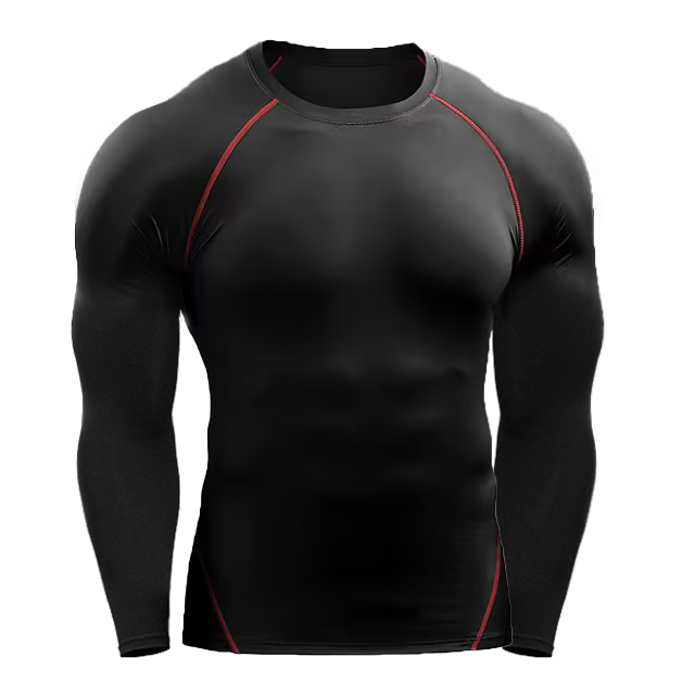 TK Camiseta De Manga Larga De Compresión Para Hombres Camiseta De Entrenamiento Elástica Para Gimnasio Fitness Ejercicio De Correr Deporte Jersey De Deporte