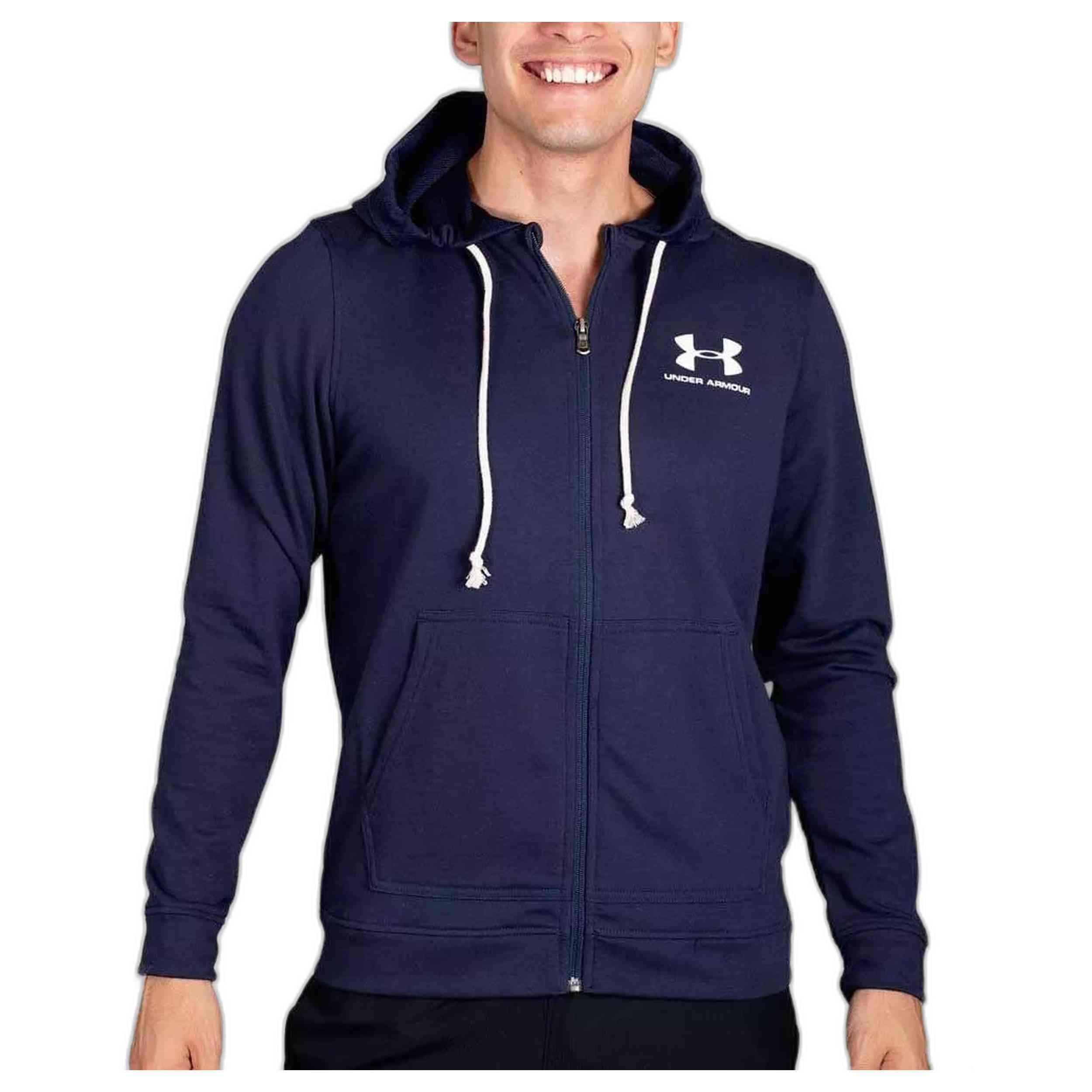 Textil Under Armour modelo Ua Rival Terry Lc Fz en color Azul