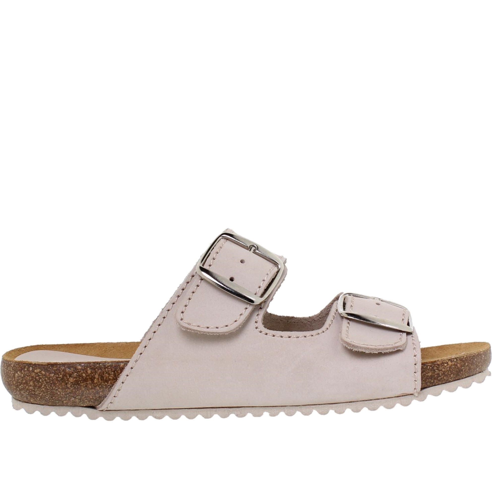 Blusandal Sandalia Bio Mujer Piel Taupe 2 Hebillas 896BLU