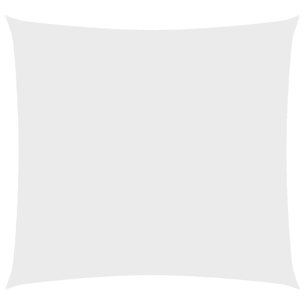 vidaXL Toldo de vela cuadrado tela Oxford blanco 3,6x3,6 m