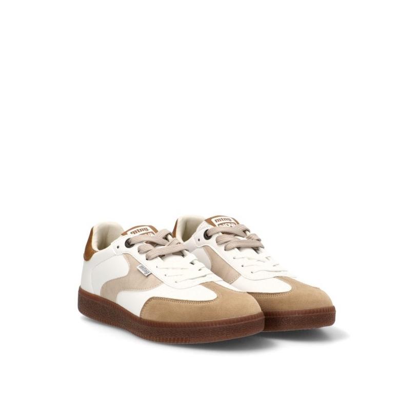 Zapatillas Casual Mustang - Hombre - Suela Plana - Modelo 84775 - Color Blanco