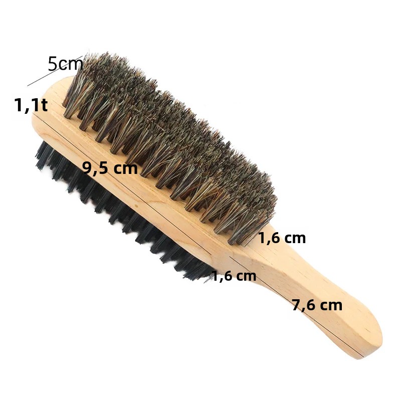 TK 1PC Cepillo De Barba Natural Portátil Herramientas Para Limpieza Facial Y Melo De Barba