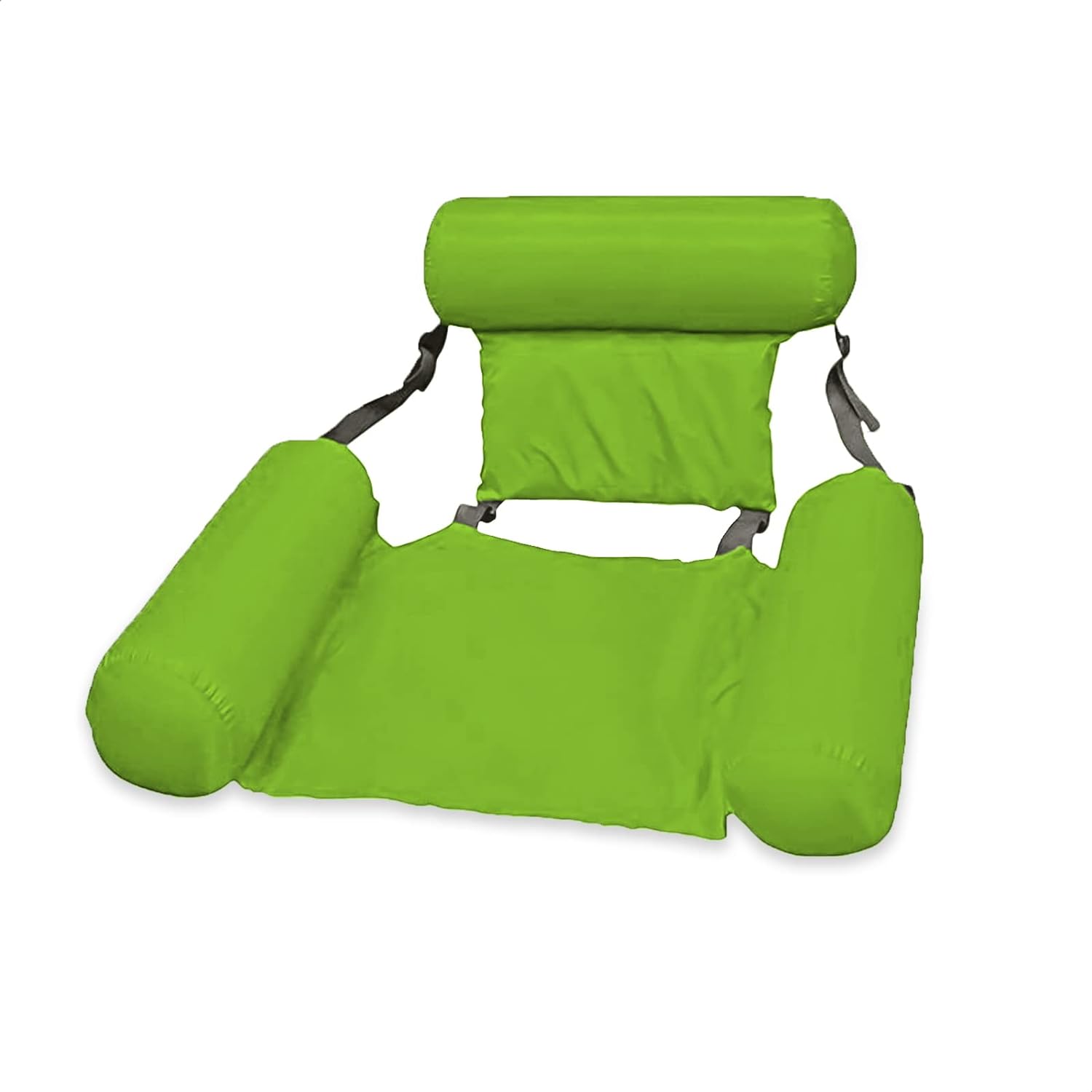 Euroxanty Hamaca Flotante 3 Colores | Sillón Colchoneta de Agua | Hamaca Inflable con Respaldo | Silla Plegable para Piscina
