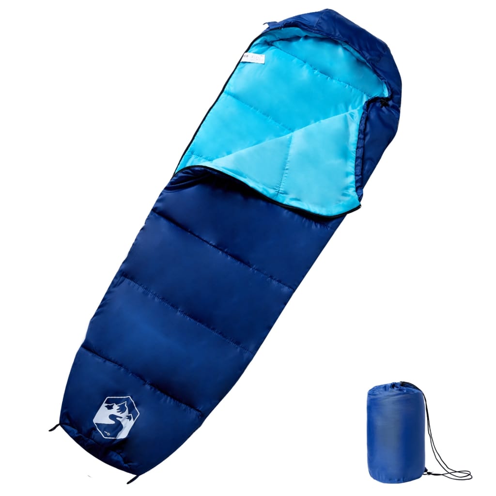 vidaXL Saco de dormir tipo momia de camping para adultos 3 estaciones Color Naranja y negro,  Camuflaje,  Negro y rojo y mas