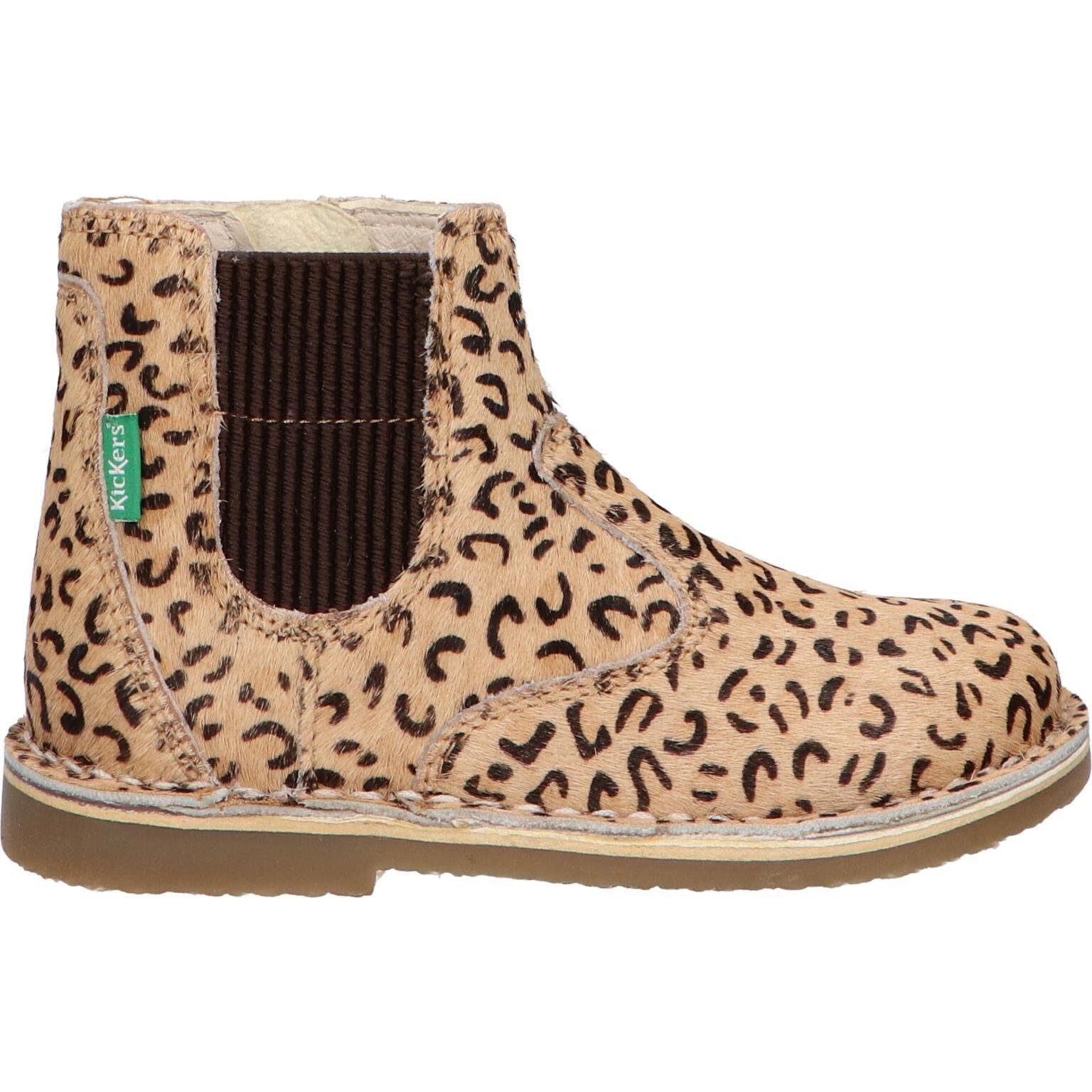 Kickers girl's boots 748897 -10 maelio 11 beige
