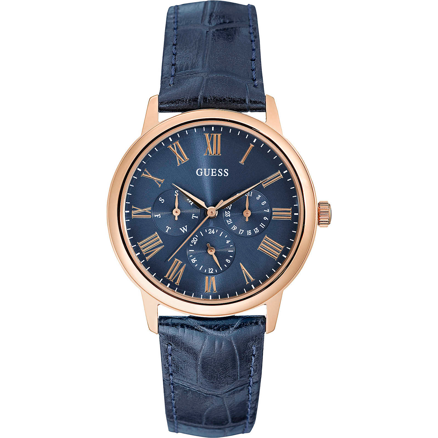 Guess W0496g4 Blue Print Reloj Para Para Hombre Color Azul