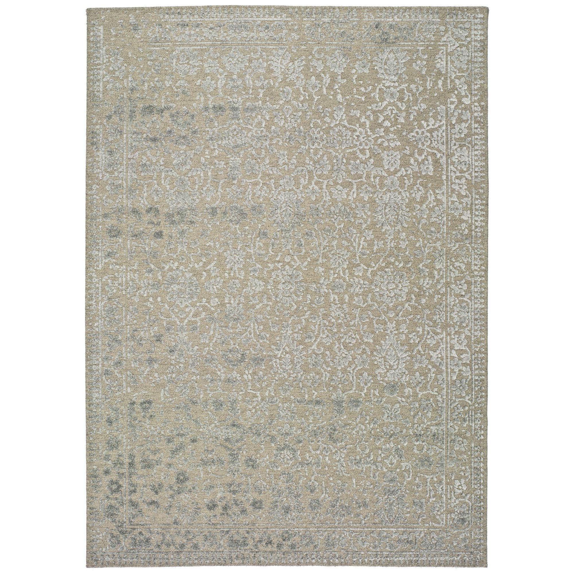 ATTICGO Alfombra de Interior Estilo Mosaico en Plata - Isabella 603 | 120X170, 140X200, 160X230 cm