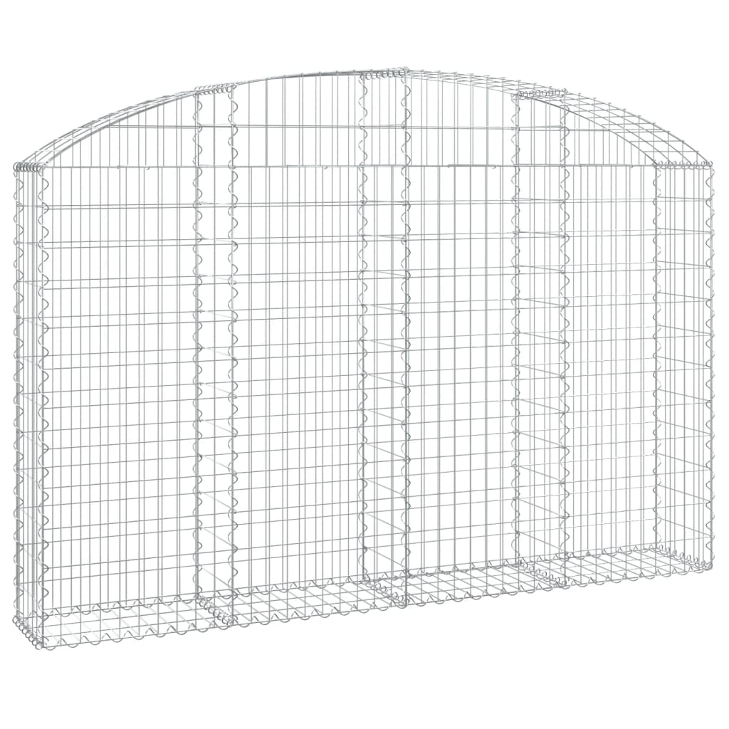 Cesta de Gaviones Arco Vidaxl Hierro Galvanizado