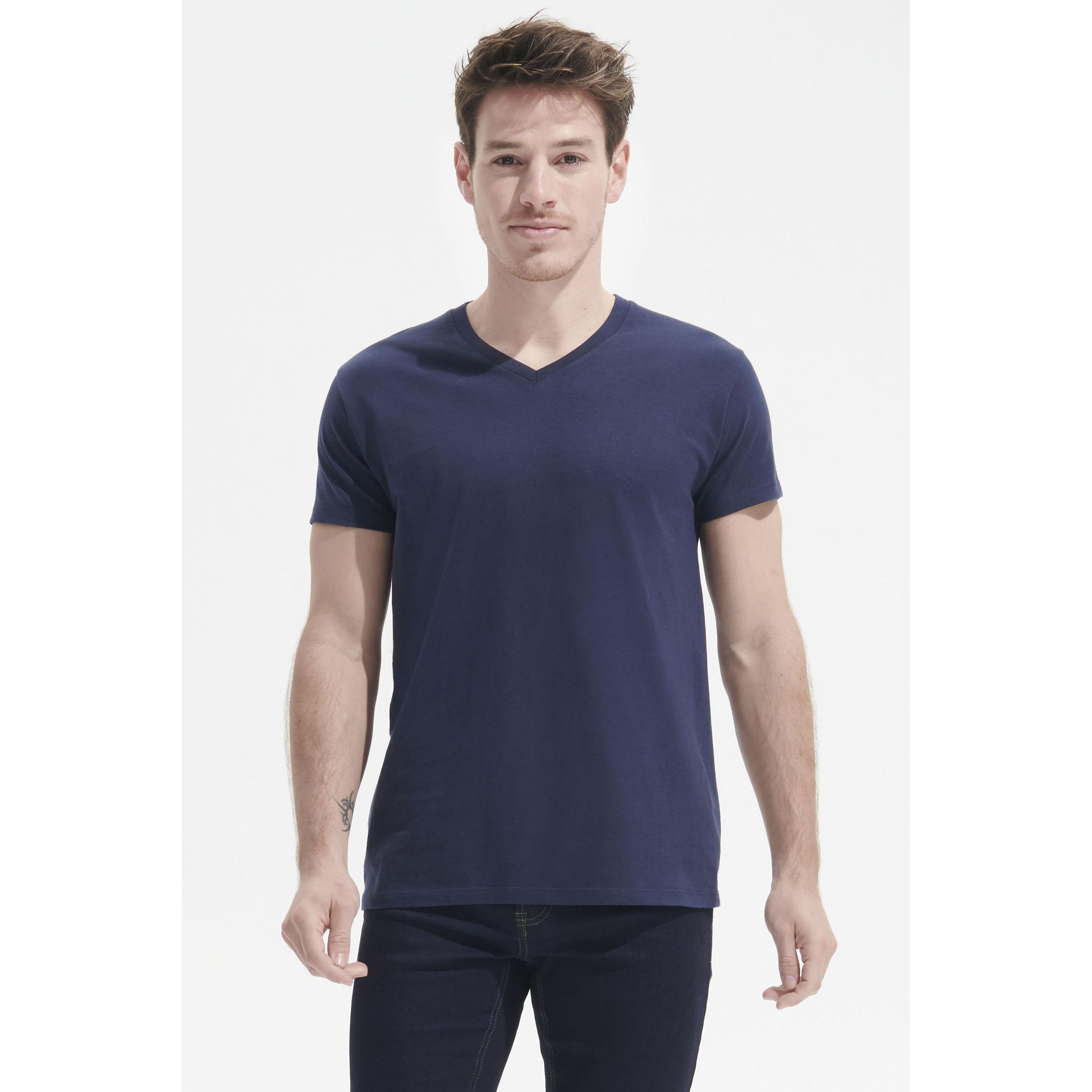 Camiseta de Manga Corta con Cuello en V para Hombre SOL'S IMPERIAL V MEN