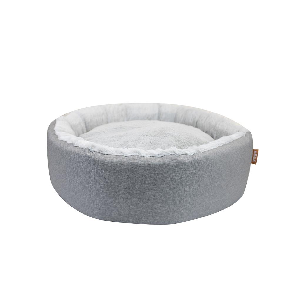 Cama para Perro Pequeño Yagu Valle Antoni Gris - Cuna de Descanso Cómoda (Talla T-U / 48 x 48 x 17 cm)