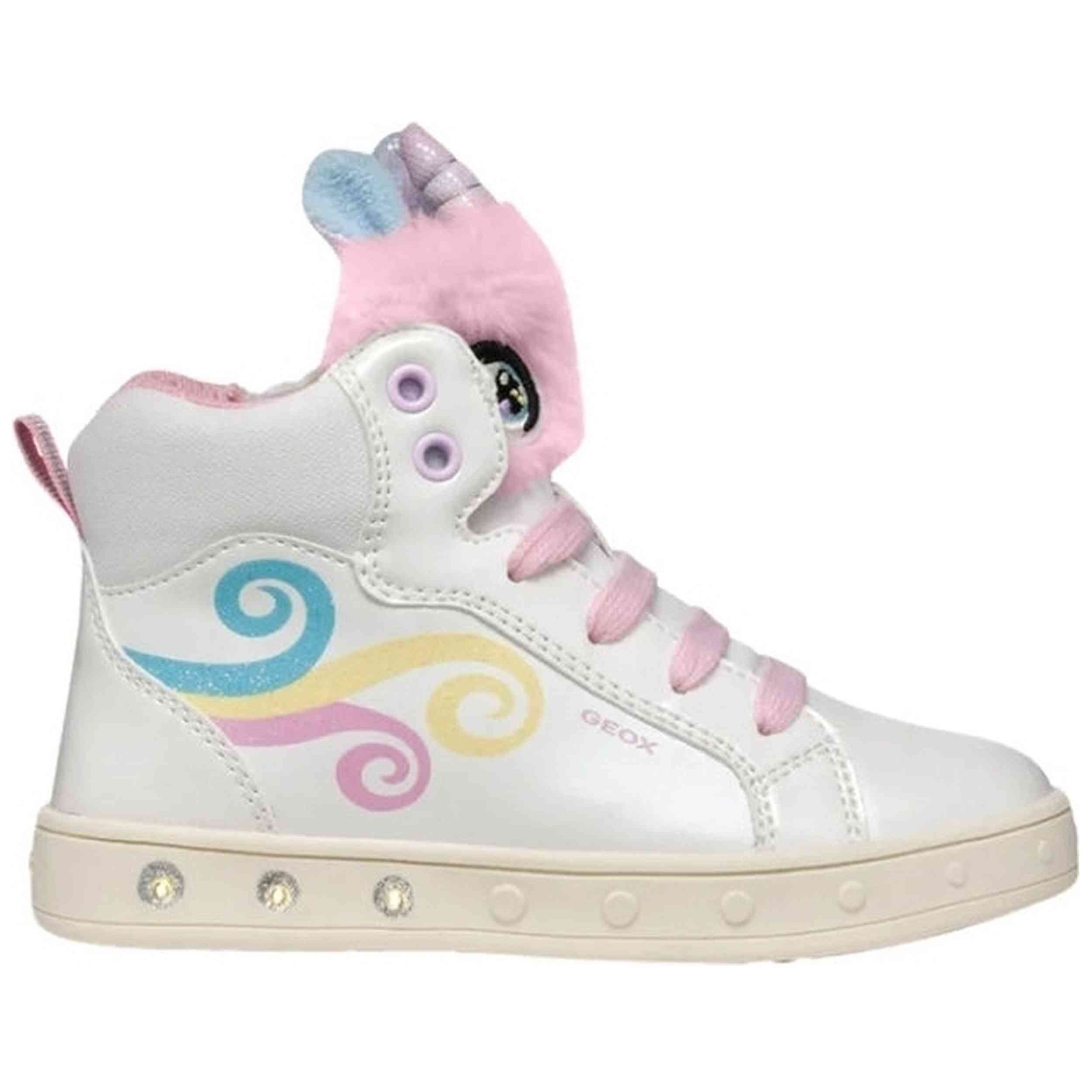 Geox J Skylin C0653 White- - Botas Niña MKP