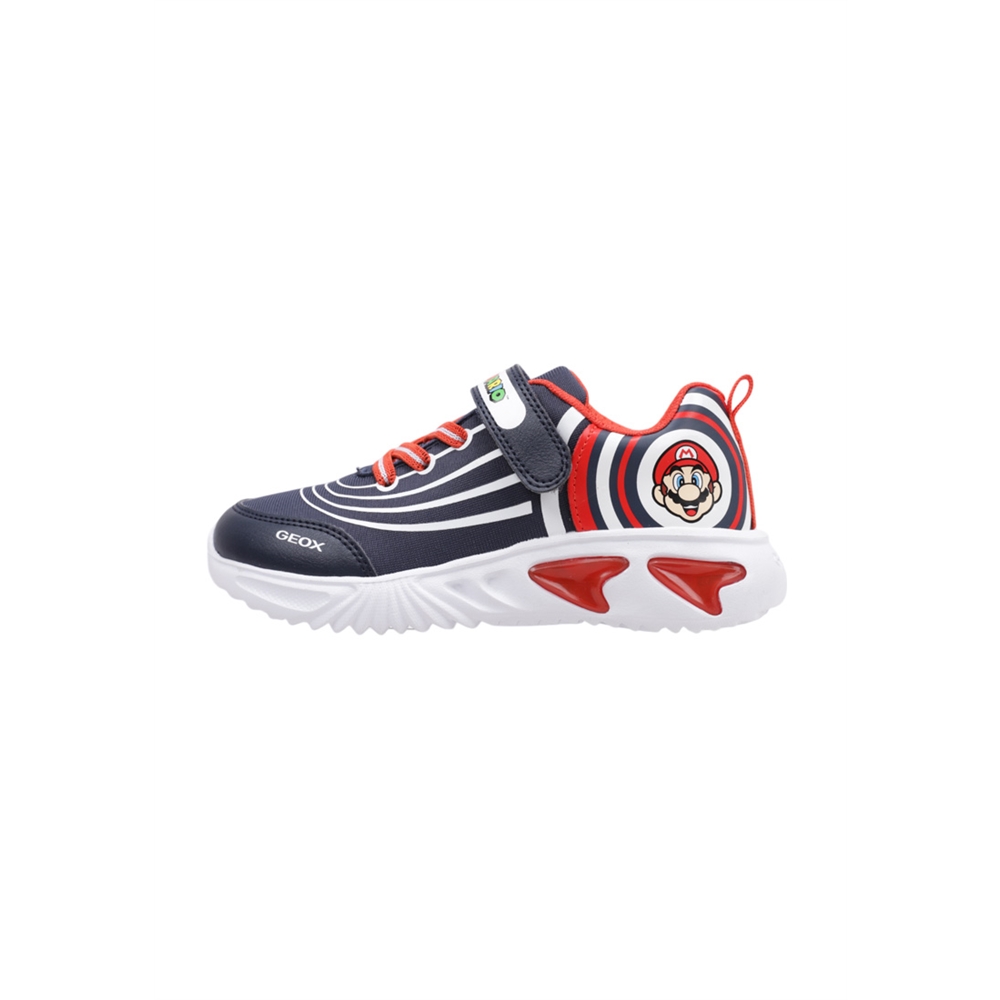 Geox J ASSISTER BOY B Deportivas Con Velcro Niño Azul