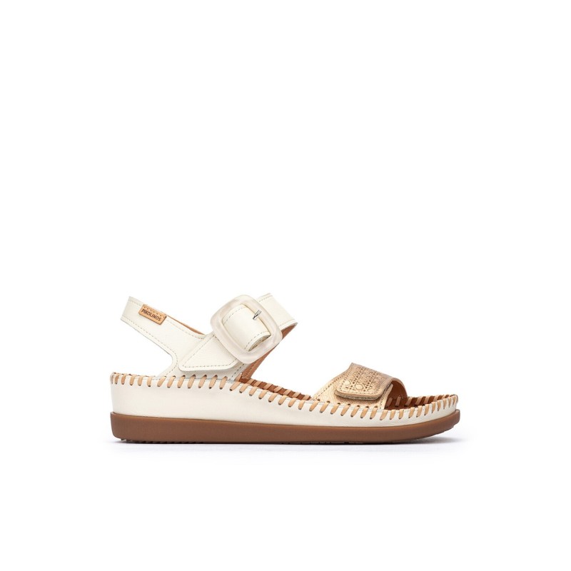 PIKOLINOS 0555C1 909  38464 26V SANDALIA VELCRO Y HEBILLA NATA
