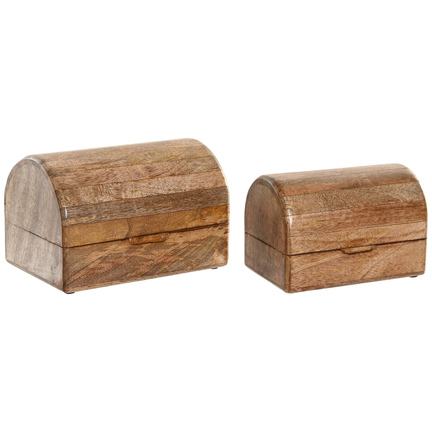 Caja set 2 mango 22x15x15 redondeado natural El mejor complemento para tu hogar.