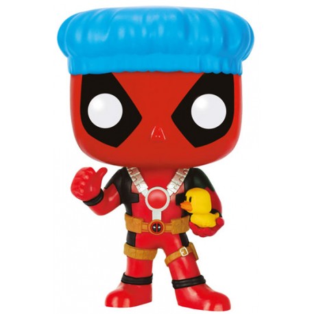 Funko Pop! Marvel - Deadpool (Bath Time - Shower Cap & Ducky) #114 MARVEL Descatalogado / Rare / Marca: Funko
