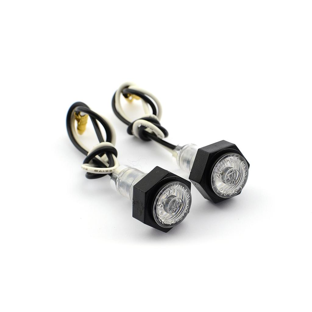 Pareja Luces Micro De Posición Blanca Led Universales 11414