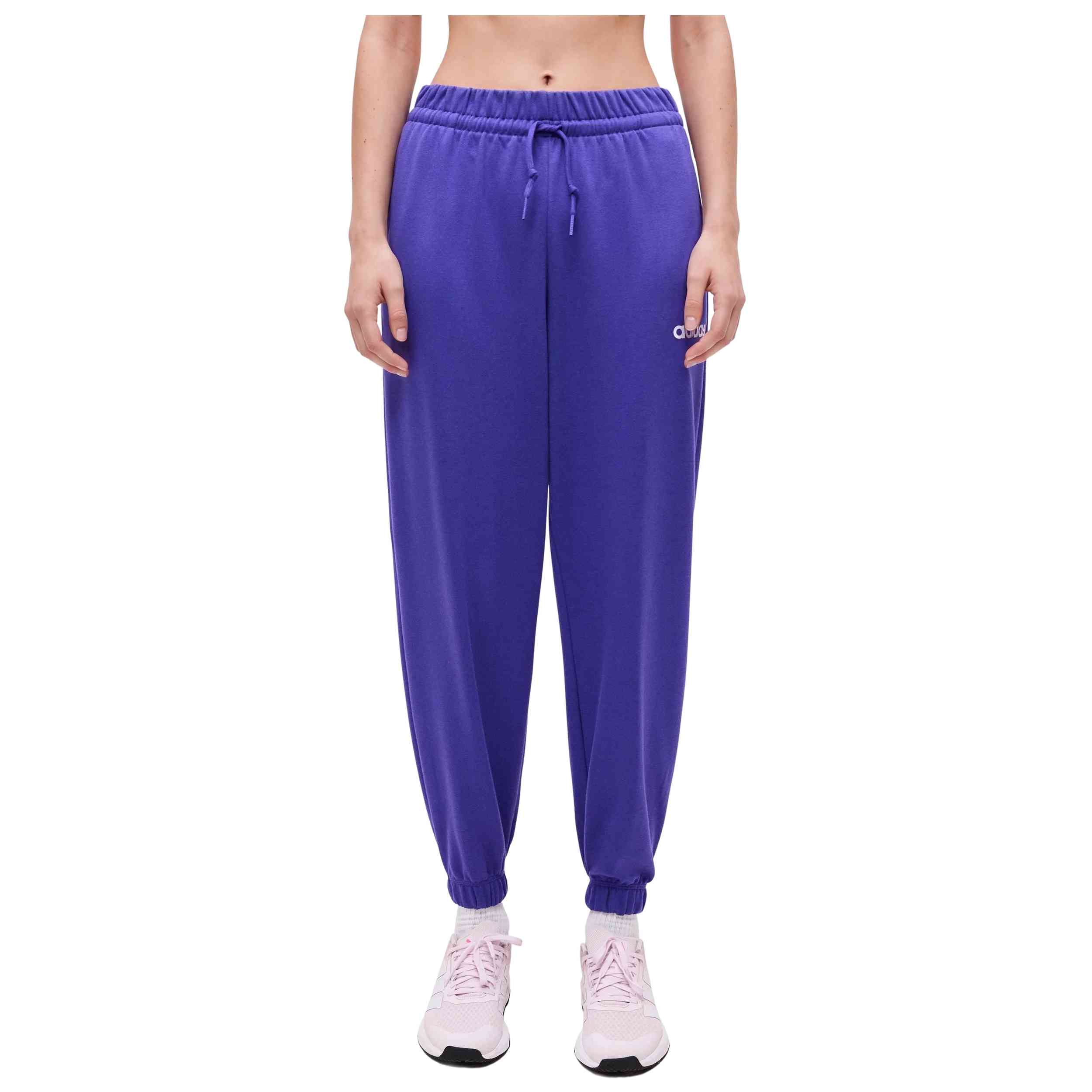 Pantalon De Chandal Adidas modelo Essentials Linear "PURPUR/WHITE" para Mujer en color Morado