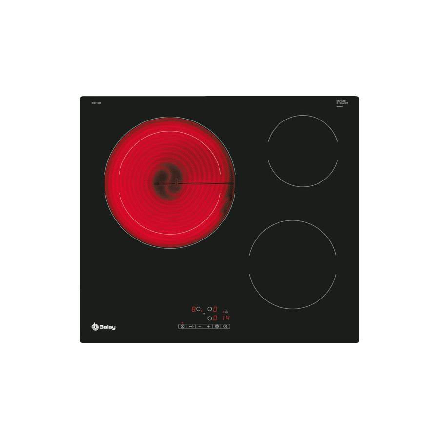 Vitrocerámica Balay 3Eb715Er, Potencia 2000W