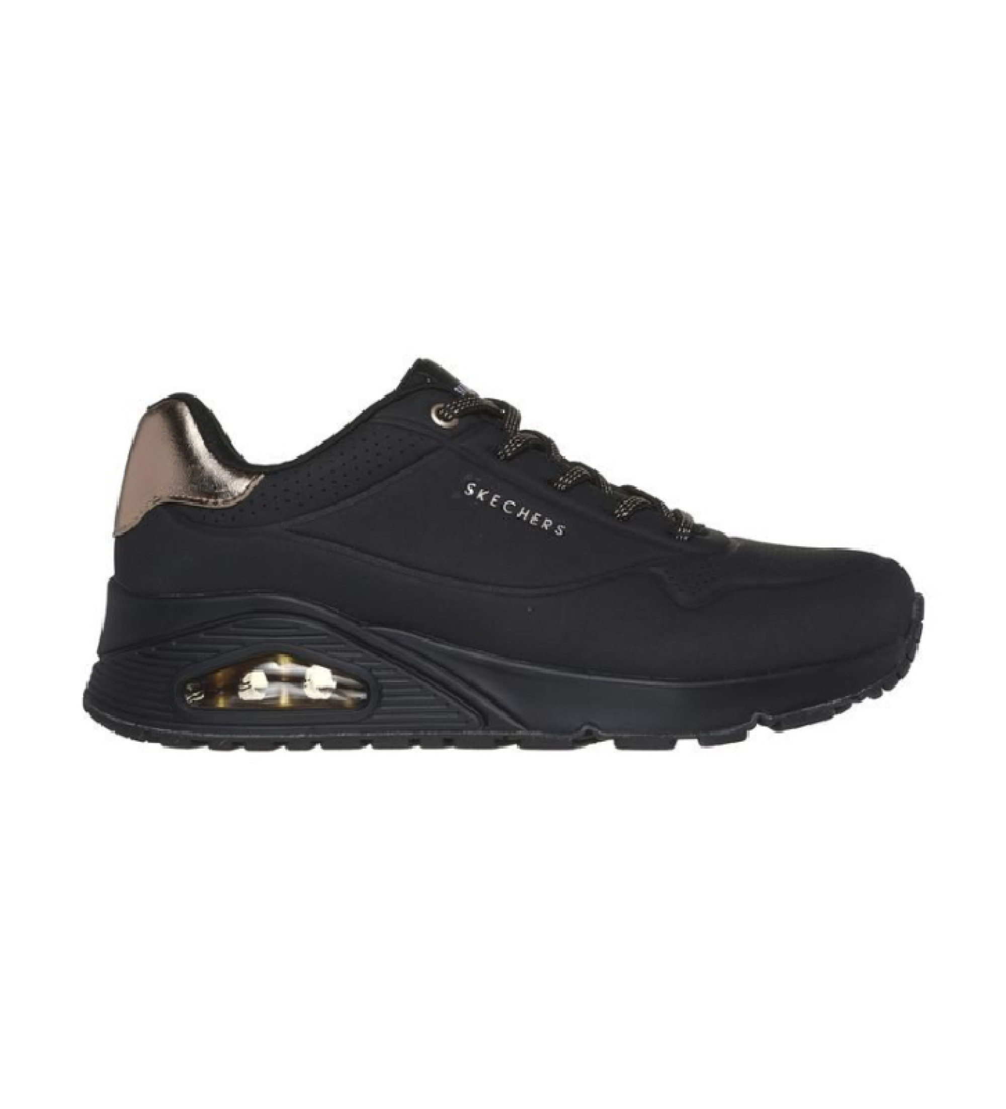 Skechers | Mujer | Zapatillas Uno - Shimmer Away negro