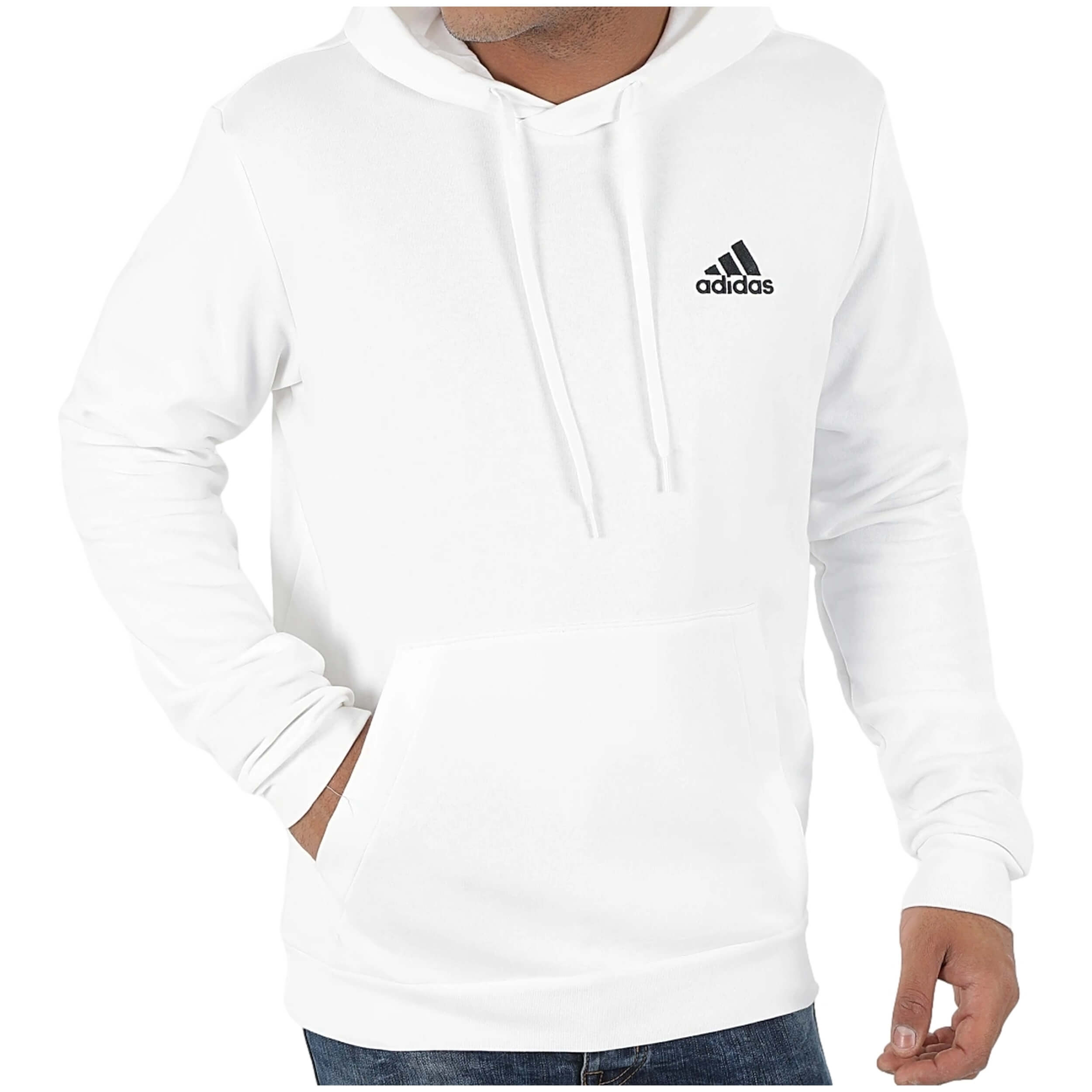 Sudaderas marca Adidas modelo H12211 para hombre en color blanco