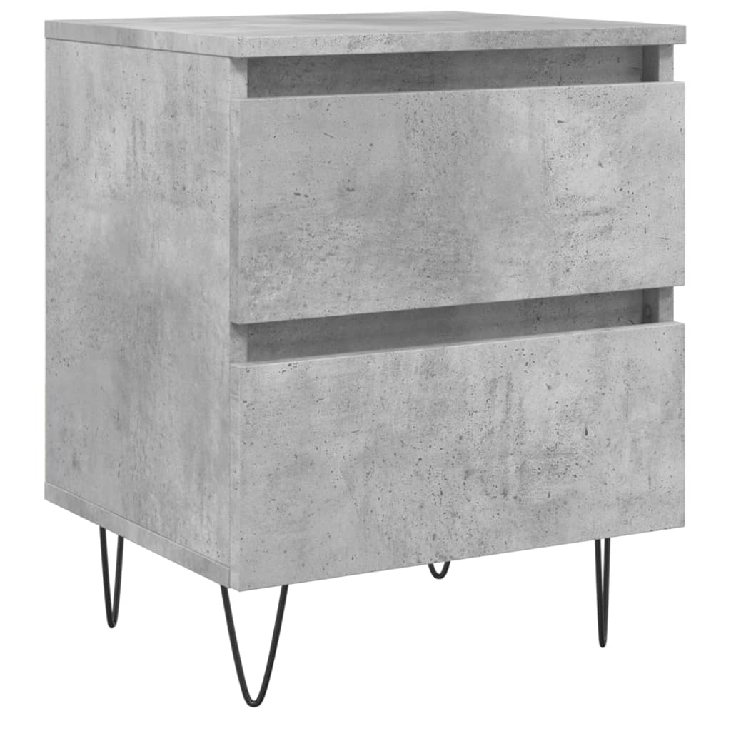 Vidaxl Mesita de Noche Madera Contrachapada 40x35x50 Cm Blanco