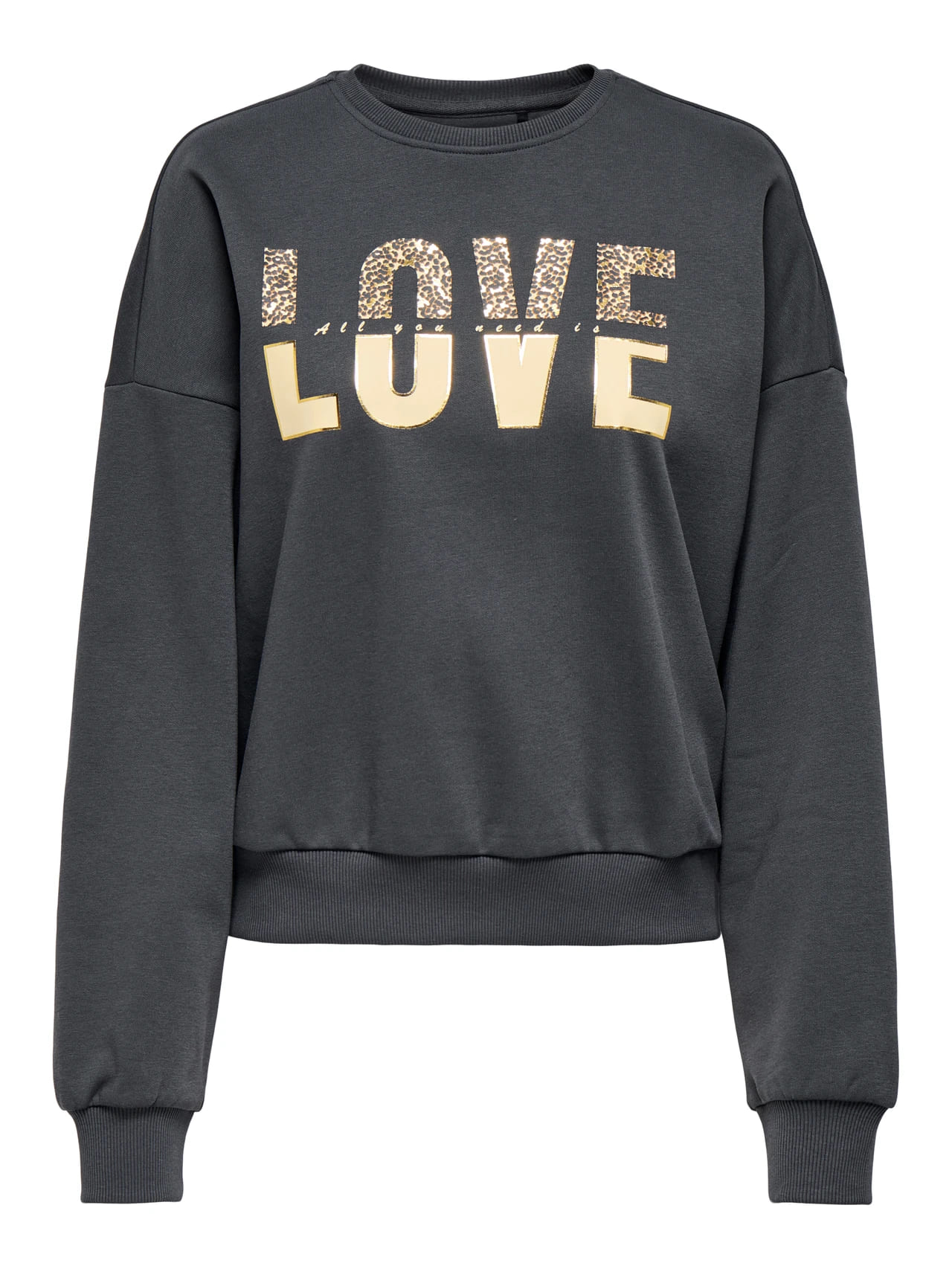 Only mod. 15356179 Sudadera de cuello redondo Love
