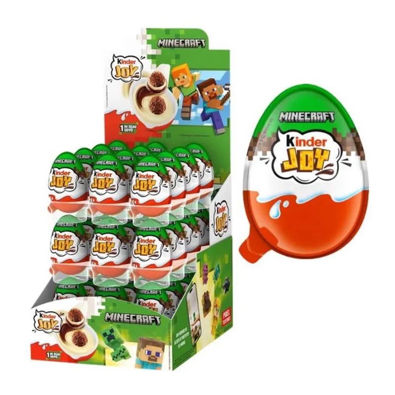 Kinder Joy Minecraft - Caja de 36 unidades