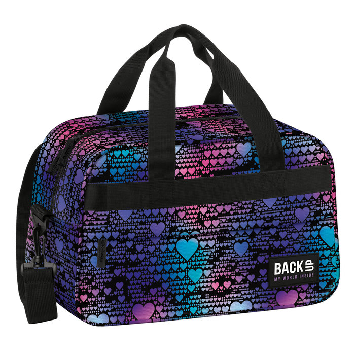 DERFORM BOLSA DE VIAJE CORAZON NEON BACK UP 40x20x25 Cms.