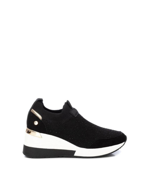 21444221746 XTI 142418 Zapatillas Negras Bajas Mujer - Diseño Moderno - Ideal para Deporte