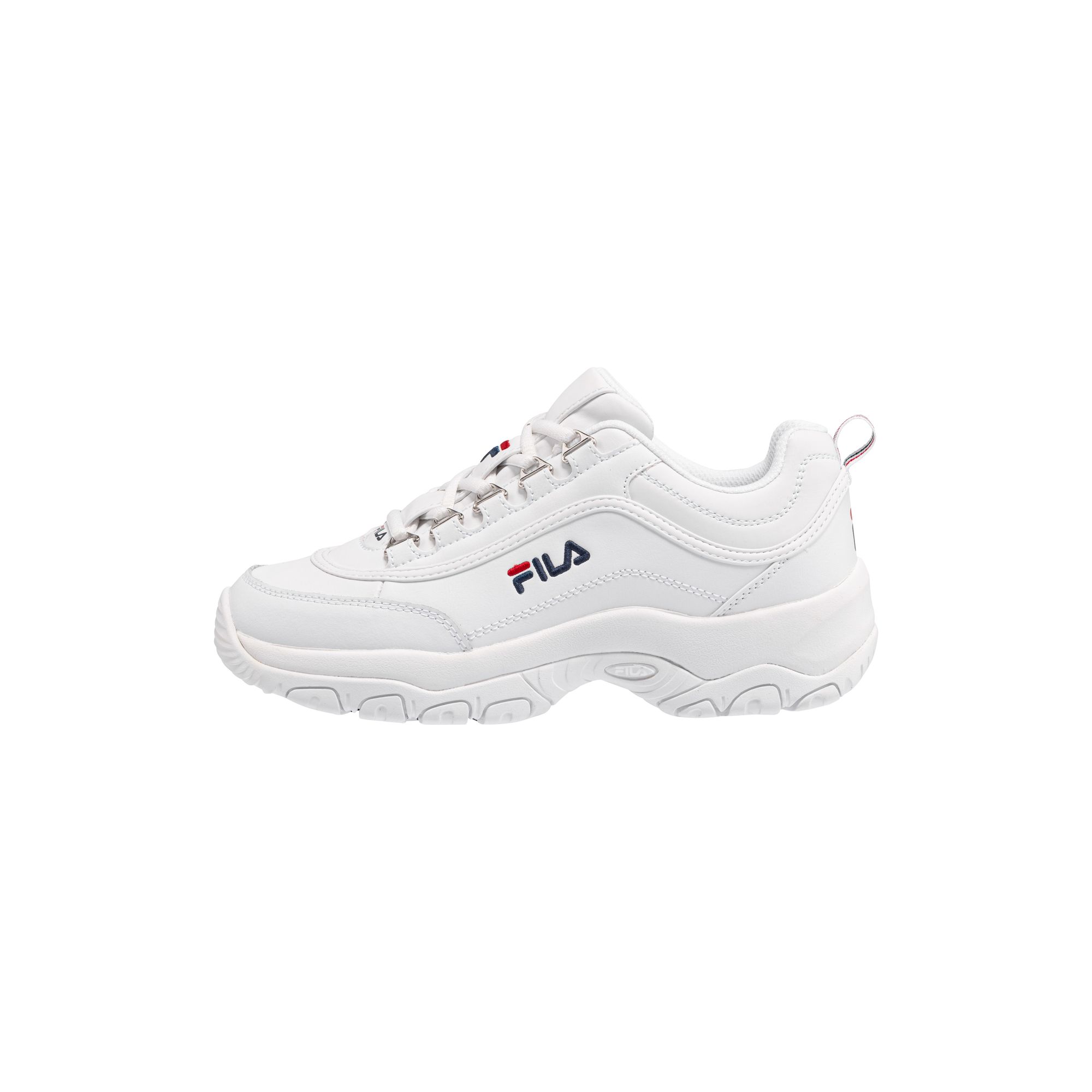 FILA | Zapatillas Mujer, Modelo Strada Low Wmn, Sneakers Chunky Lifestyle de Cuero Sintético y Poliuretano con Cierre de Cordones